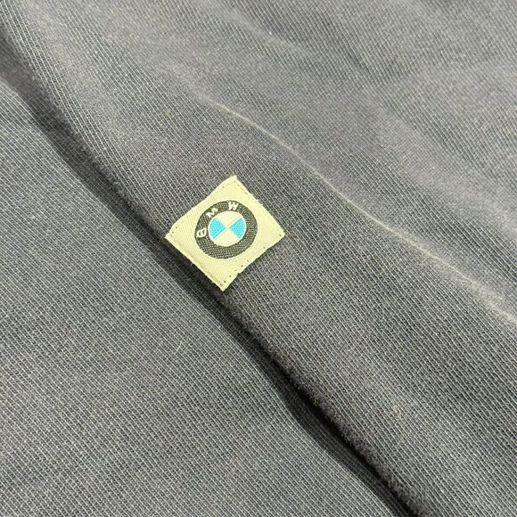 Vintage BMW Lifestyle Long Sleeve Polo Shirt 100% Cotton Blue XXL - Picture 4 of 5